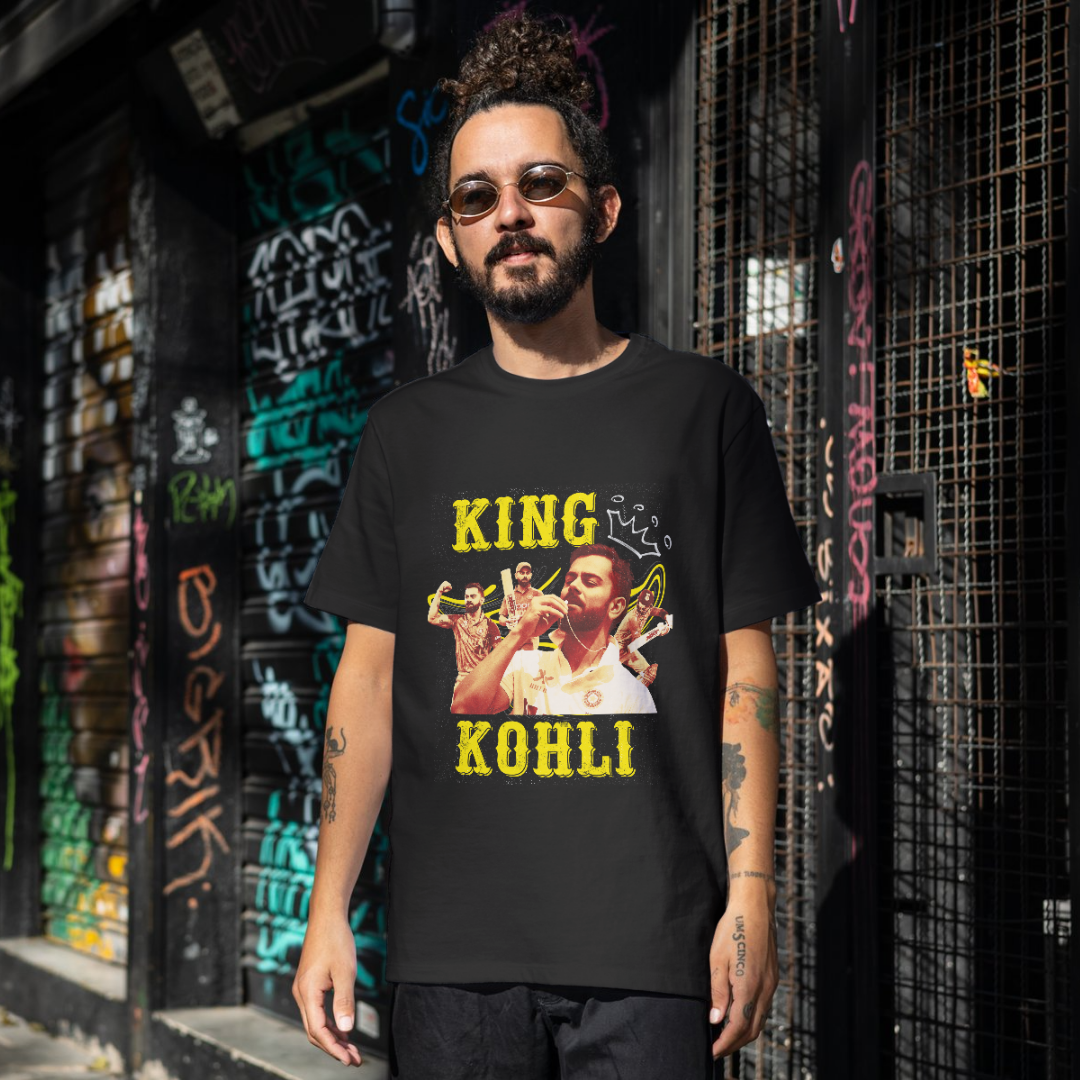 🔥 King Kohli Classic T-Shirt – Limited Edition for True Fans!